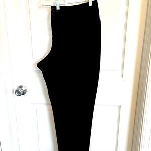 Lane Bryant Women's Straight Leg Ponte Pants, Size 18, Black